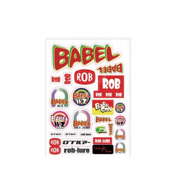 ROB LURE Sticker #469 A5 Babel 30 sides