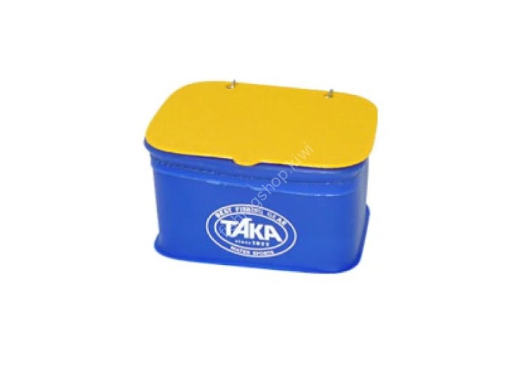 TAKA Sangyo Double-Bottom Bait Bucket with Lid S 11-Square