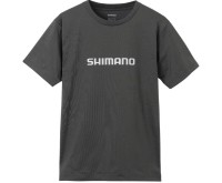 SHIMANO SH-021W Dry Logo T-shirt Short Sleeve Charcoal S