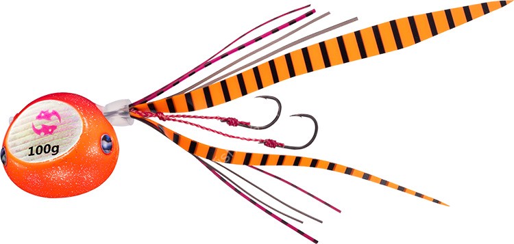 DAIWA Kohga BayRubber Free β 100g #Red Orange