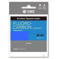 TIEMCO Knotless Tapered Leader Fluorocarbon Hi-Energy 9FT 03X