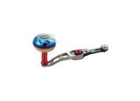 LIVRE 8666 SB 60-65 Jigging Handle for Daiwa B1 #Titanium/Red