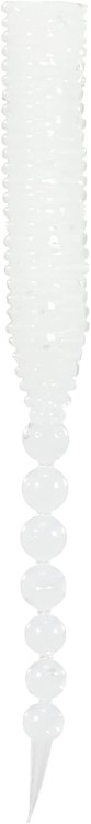 MAJOR CRAFT Redama ADW-RD2.0 #010 Glow White Silver Lame Worm
