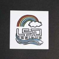 LSD Outdoor Weatherproof Sticker #Rainbow