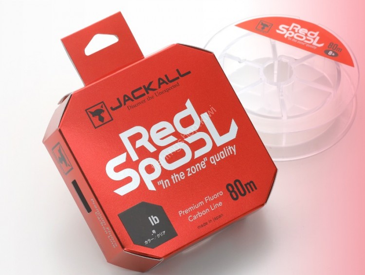 JACKALL Red Spool [Clear] 80m #6 (24lb)