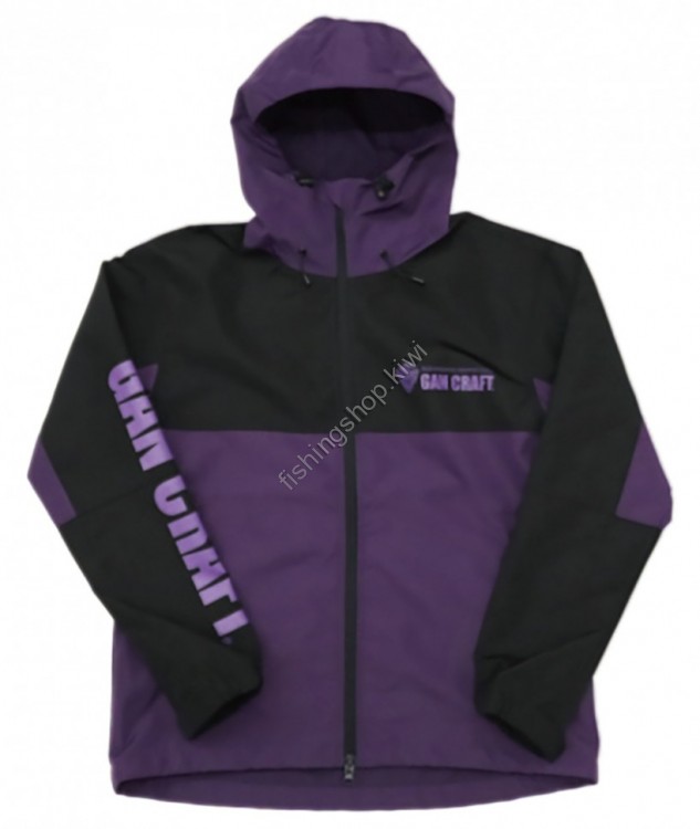 GAN CRAFT ORIGINALTWO-TONE SHELL JACKET #04 PURPLE XL