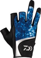 DAIWA DG-7224 Salt Game Gloves 3 Pieces Cut (Majolica Blue) L
