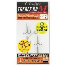 GAMAKATSU Treble RB M [Nano Smooth Coat] #12 0.15g (6pcs)