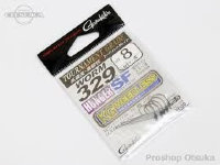 GAMAKATSU Worm 329 Hanger SF KG Weedless [NS Black] #8 (5pcs)