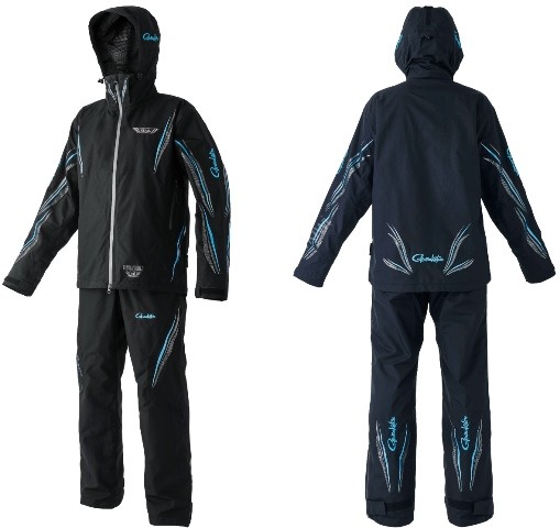 GAMAKATSU GM3718 Ultima Shield Pro Rain Suit (Black Attender) LL