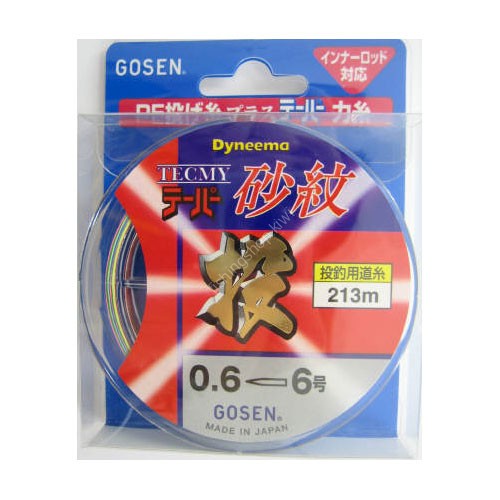 GOSEN Tecmy Taper PE [Multicolor] 213m 0.6 < 6