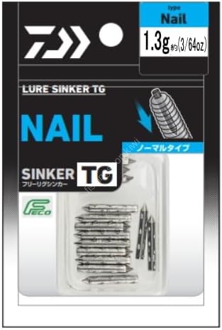 DAIWA Lure Sinker TG Nail Pro 3.1g (6pcs) DAIWA Lure Sinker TG Nail Pro 3.1g (6pcs)