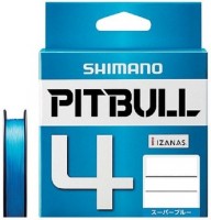 SHIMANO PL-M64R Pitbull 4 [Super Blue] 200m #0.4 (8.6lb)