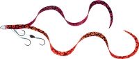 DAIWA Kohga Unit Beta SS Y.S.Curly 3 Hooks #Tako Orange + Red