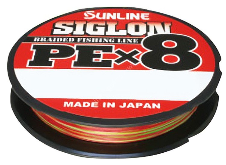 SUNLINE Siglon PE x8 [10m x 5colors] 150m #0.8 (12lb)