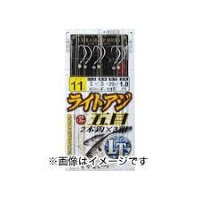 GAMAKATSU Light Aji Gome Shikake 2 Piece Rig [Silver] 9-1.5 (3pcs)