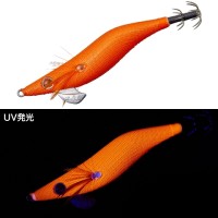 GAMAKATSU 80-609 Speed ​​Metal Egi Dropper 2.5 #22 Full Orange UV