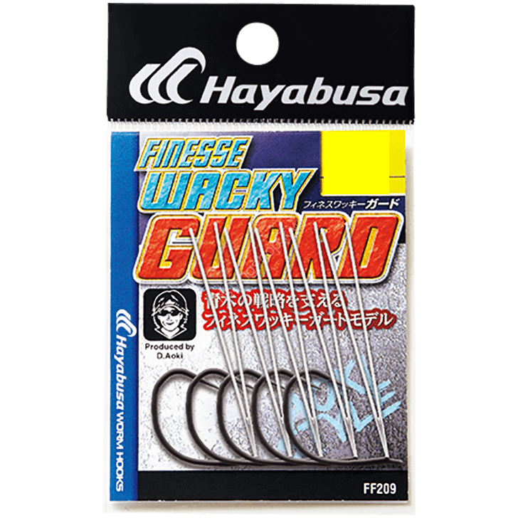 HAYABUSA Finesse Wacky Guard [Black Nickel] #1 (5pcs)
