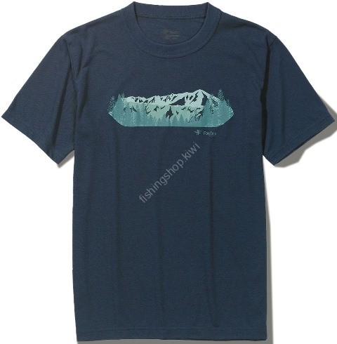 TIEMCO Foxfire C-Shield Landscape Tee S/S (Navy) S