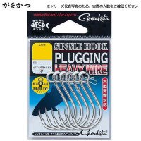 GAMAKATSU Single Hook Plugging Heavy Wire [Silver] #6/0 (4pcs)