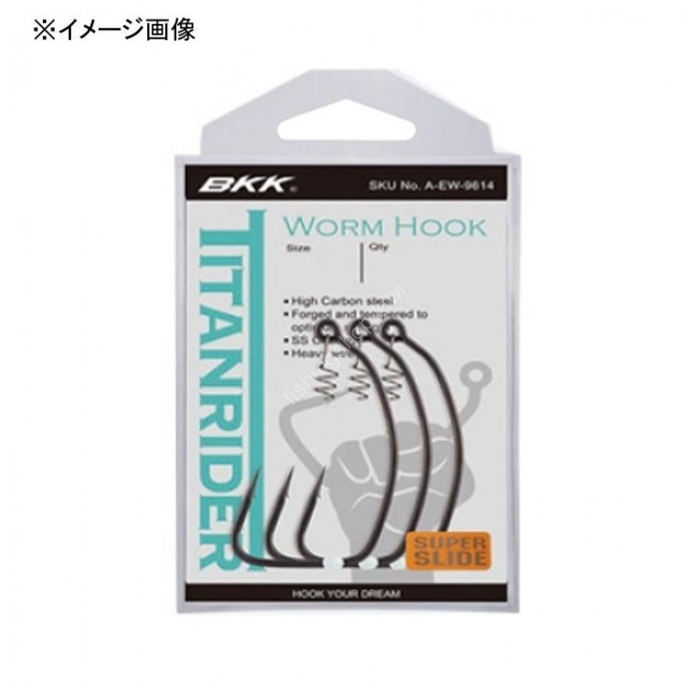 BKK Worm Hook TITAN RIDER #2/0 (5pcs)