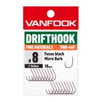 VANFOOK DRB-46F Drift Hook Fine Materials [Black] #8