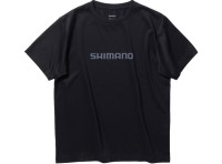SHIMANO SH-021W Dry Logo T-shirt Short Sleeve (Black) XS