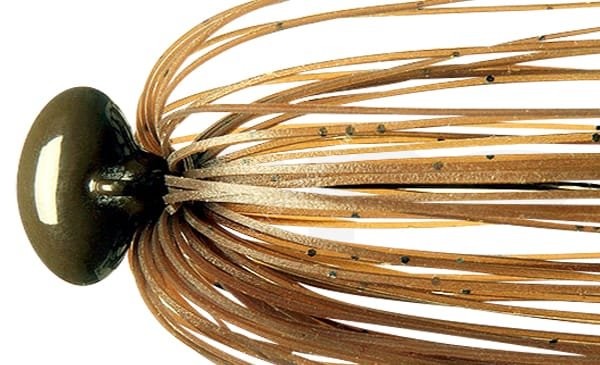 DEPS Hyper Football Jig 7g Silikon Skirt 53 Green Pumpkin Seed
