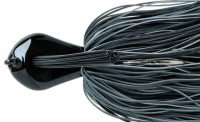 DEPS Sliding Jig 1/2oz Fine Rubber Skirt #01 Black