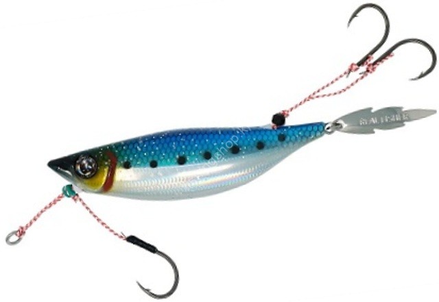 REAL FISHER Ajigo Slow 80g #Iwashi Blue