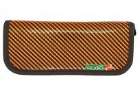 RODIO CRAFT Carbon Wallet Medium #Hologram Orange