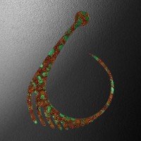 MATSUOKA SPECIAL Giza Bite Super Bite Marker #Green Holo Light Brown