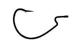 DAIWA Bassers Worm Hook SS Extra Wide Offset #2/0 (5pcs)