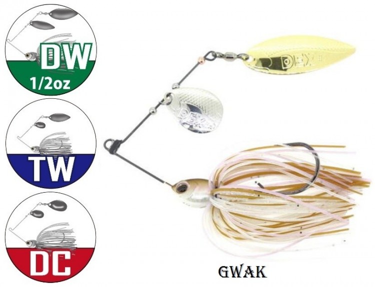 BERKLEY Dex Spinnerbait 3/8oz DC #GWAK Ghost Wakasagi