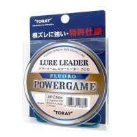 Toray Power Game Lure Leader Fluoro 30m 50lb