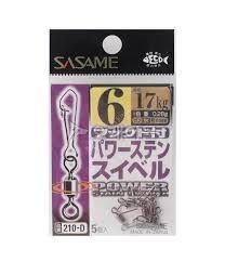 Sasame 210-D with Hook Power Stainless Swivel 6