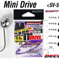 DECOY Mini Drive SV-56 [W Nickel] 0.6g #10 (5pcs) Hooks, Sinkers