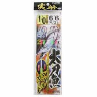SASAME Jissen Tachiuo Double Guard FSM73 [Keimura Purple] 2 Hooks 1/0-6 (2pcs)