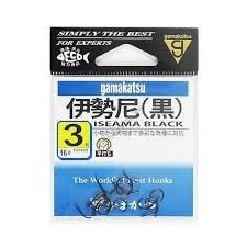GAMAKATSU Iseama Rose [Black] #3 (16pcs)