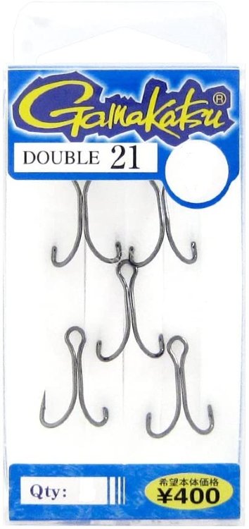 JAPANESE PARTS STORE Double Hook #1/0 (4pcs)
