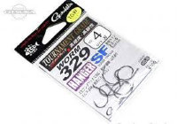 GAMAKATSU Worm 329 Hanger SF [NS Black] #4 (8pcs)