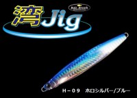 BAIT BREATH one湾Jig 60g #H-09 Holo Silver / Blue