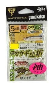 Gamakatsu WAKASAGI (Smelt) CHAIN SODE Type 7 pcs W182 2-0.2