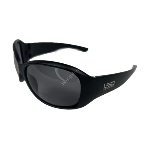 LSD D Flyman [Equipped with Magnifying Lens] 1.4x (+1.5) Smoke 20%  (Matte Black/Silver Logo)
