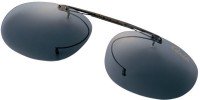GAMAKATSU GM1774 Clip-On Polarized Sunglasses (Ligth Smoke)