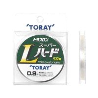 TORAY Toyoflon Super L Hard Fluoro [Natural] 50m #0.8