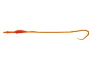 JACKALL BinBin Worm Necktie Curly Finesse #F137 Glow Orange