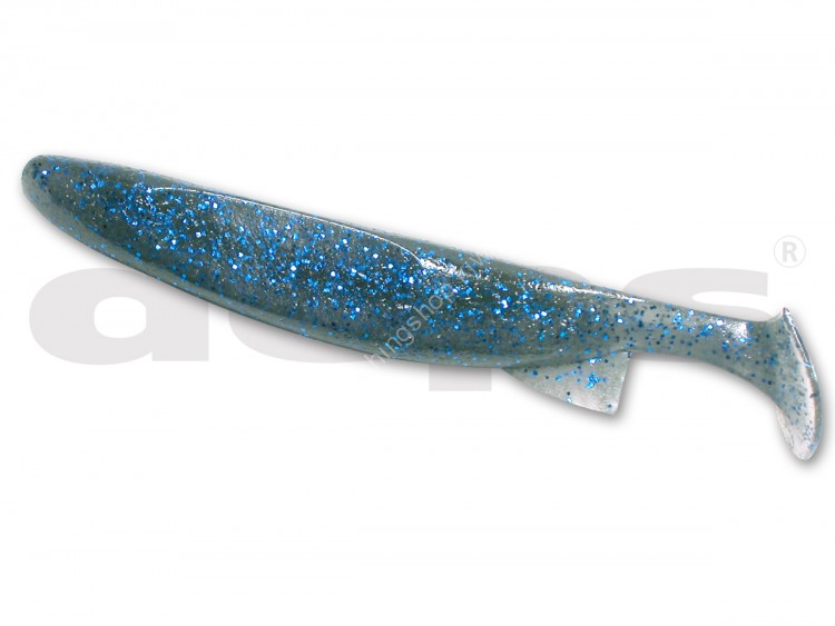 DEPS Bumble Shad 6inch #05 Smoke / Blue Flake