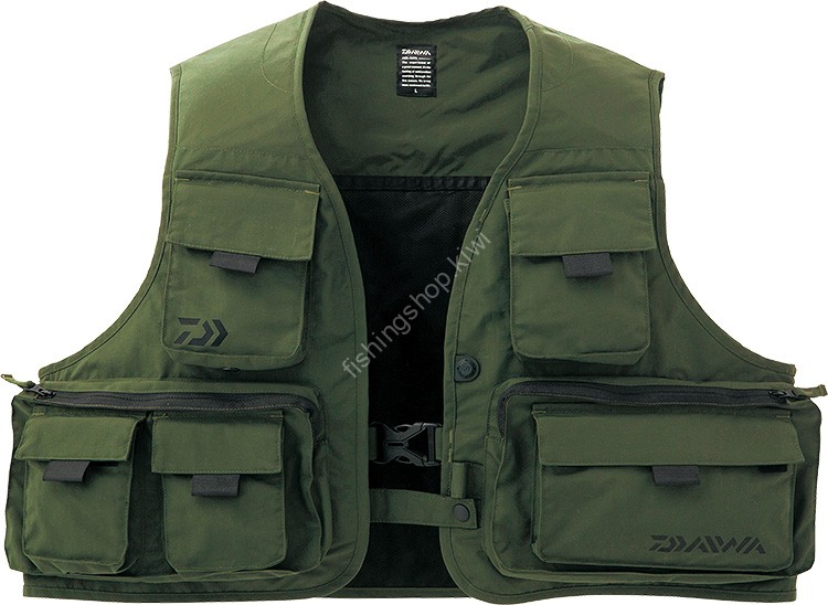 DAIWA DV-3408 Daiwa Fishing Vest XL Olive Wear buy at