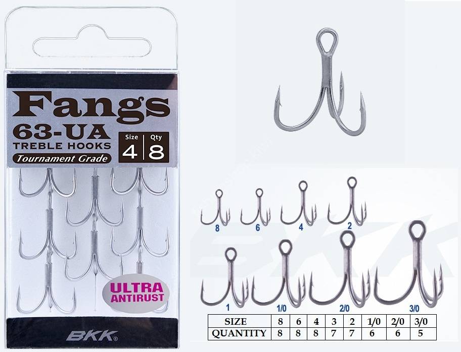 BKK Fangs 63-UA #6 Hooks, Sinkers, Other buy at
